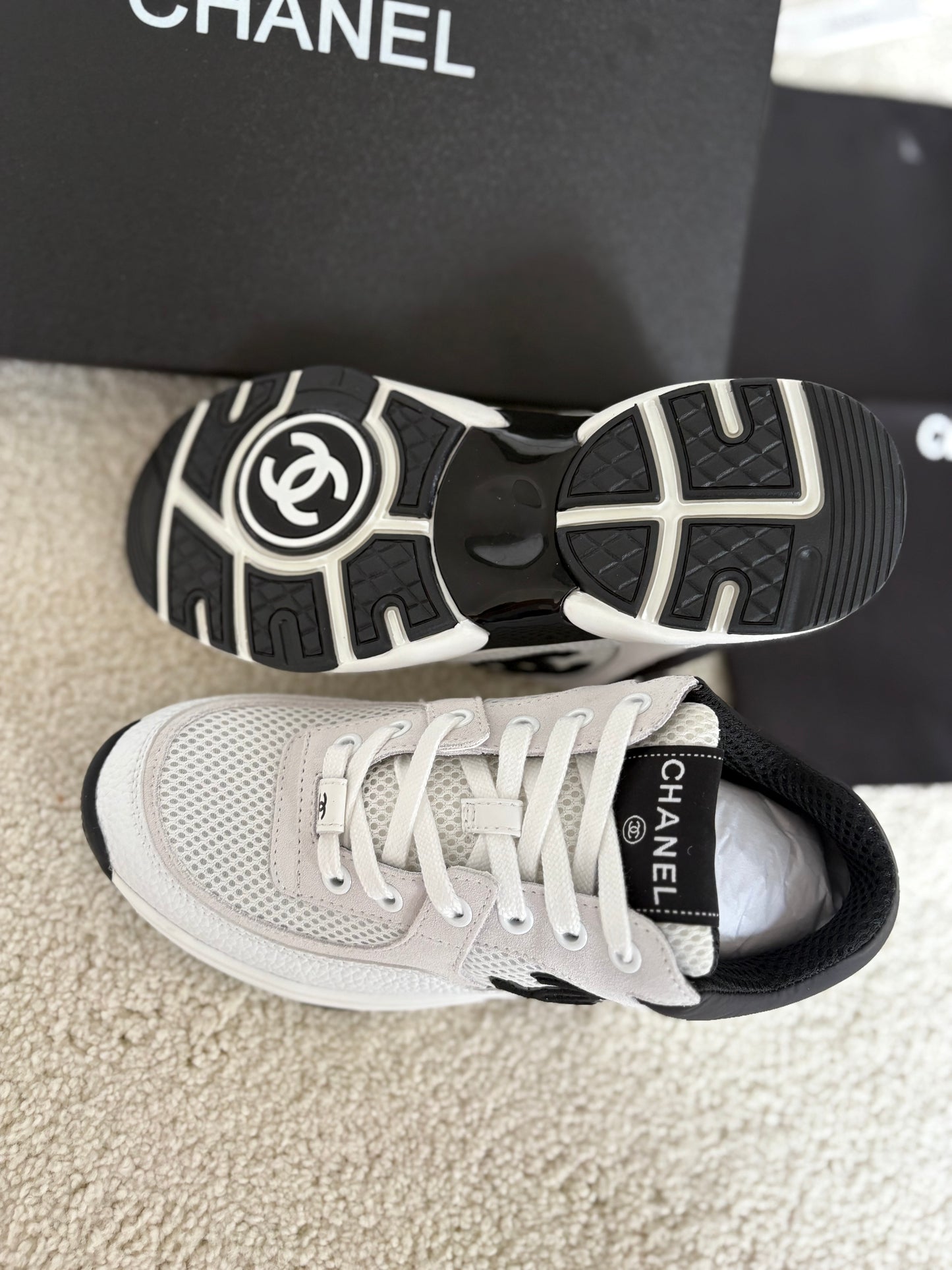 Baskets Couture « Iconique » – Bicolore