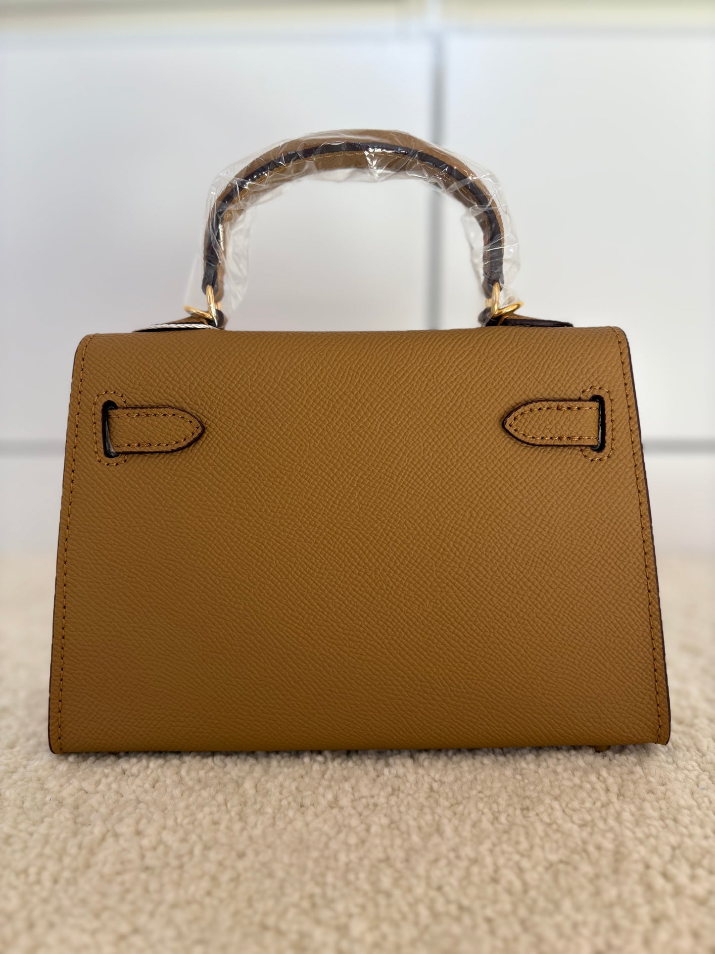 Sac Kelly Élégance 19 cm – Camel